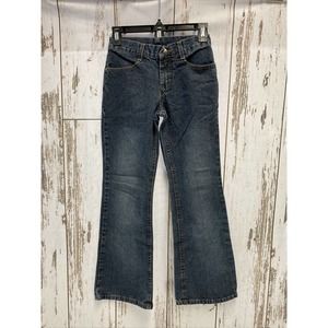 Girl's Jeans VF Jeanswear Size 12 Short Riders Dark Wash Flared